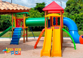 Playground Madeira Plástica MG09