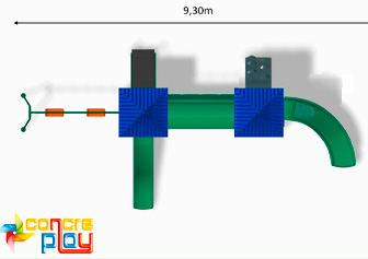 Playground Madeira Plástica MG25