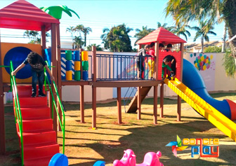 Playground Madeira Plástica MG12